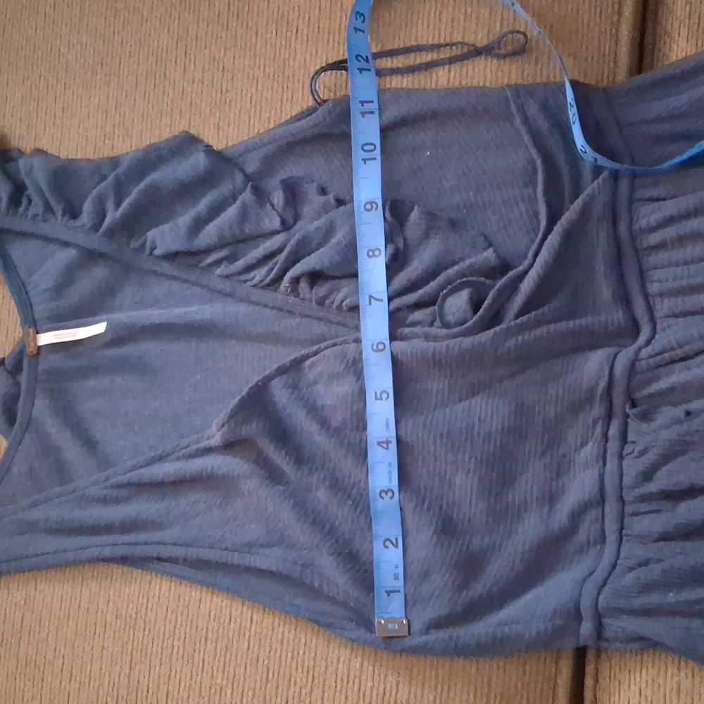 Free People Blue Ruffled Blouse - Picture 5 of 5